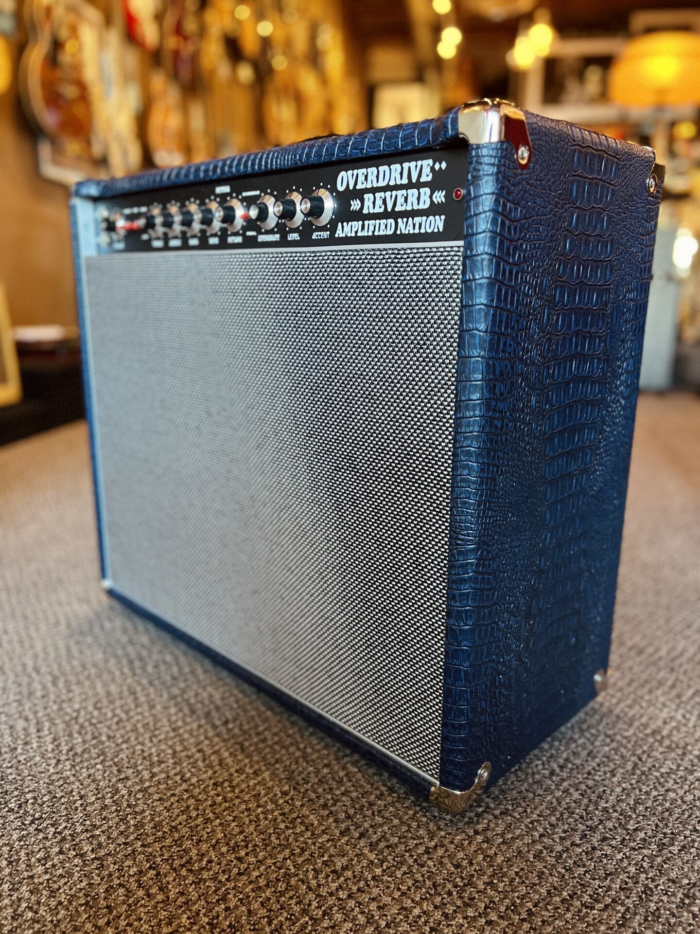 Amplified Nation Overdrive Reverb 50 Watt Combo - Blue Crocodile Tolex - Image 13