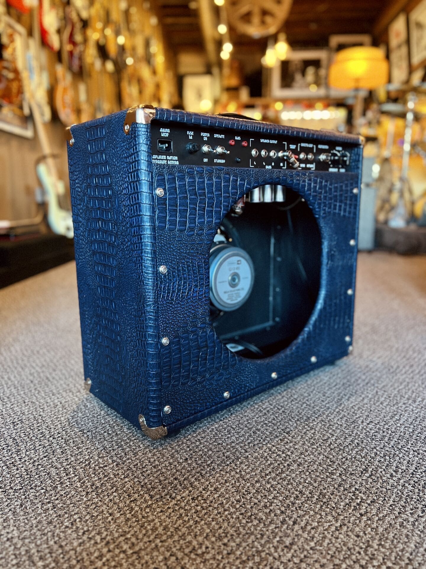 Amplified Nation Overdrive Reverb 50 Watt Combo - Blue Crocodile Tolex - Image 12