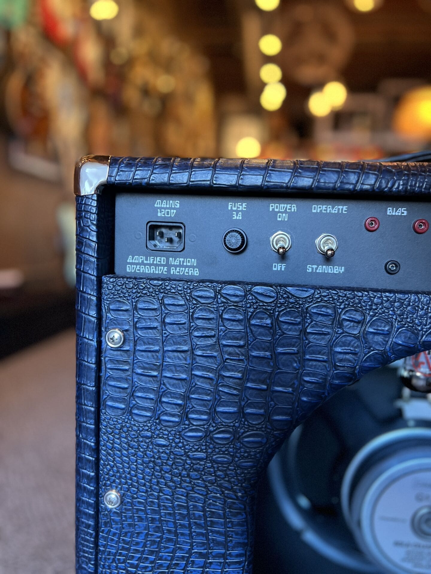 Amplified Nation Overdrive Reverb 50 Watt Combo - Blue Crocodile Tolex - Image 2