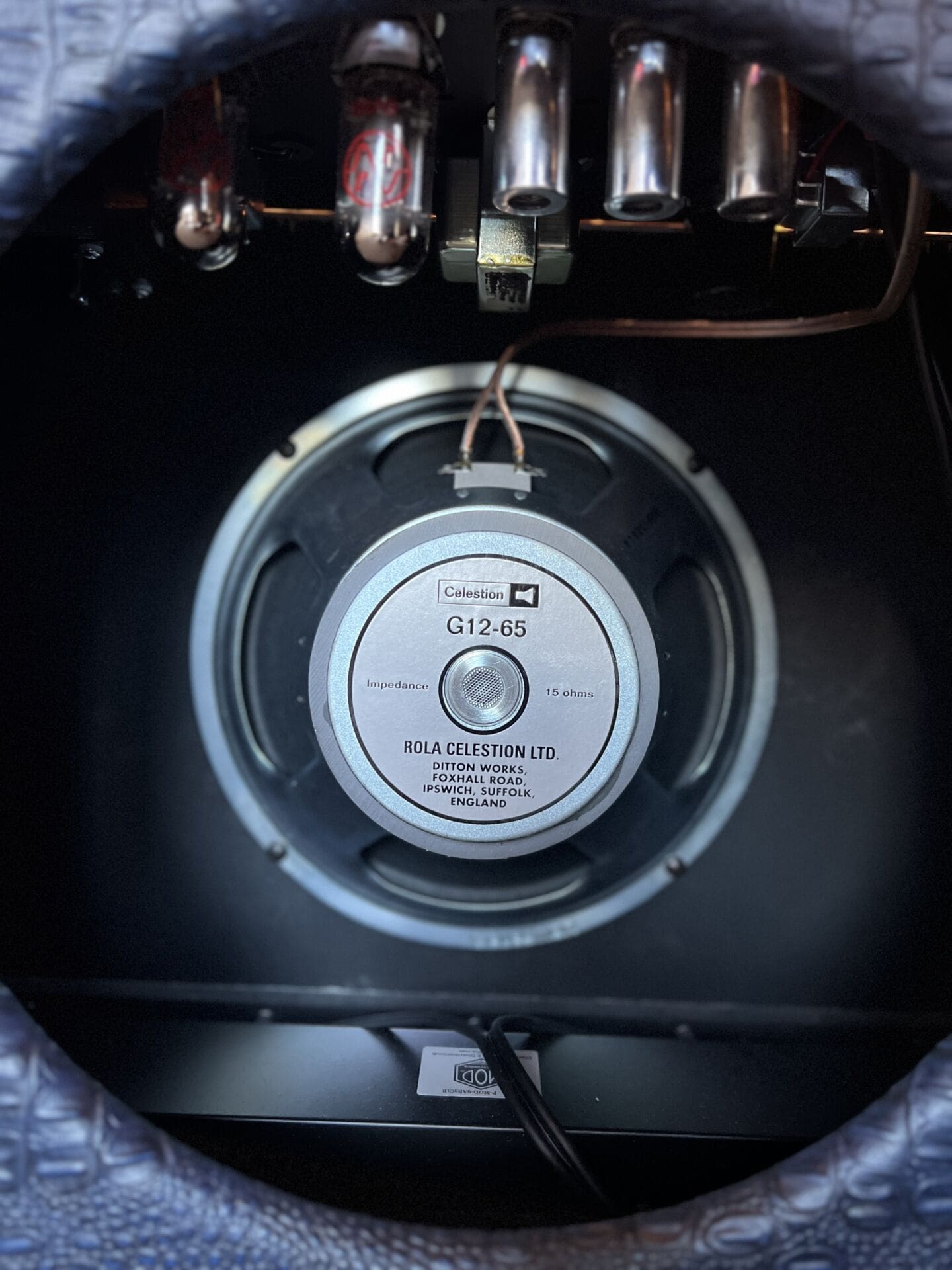 Amplified Nation Overdrive Reverb 50 Watt Combo - Blue Crocodile Tolex - Image 3