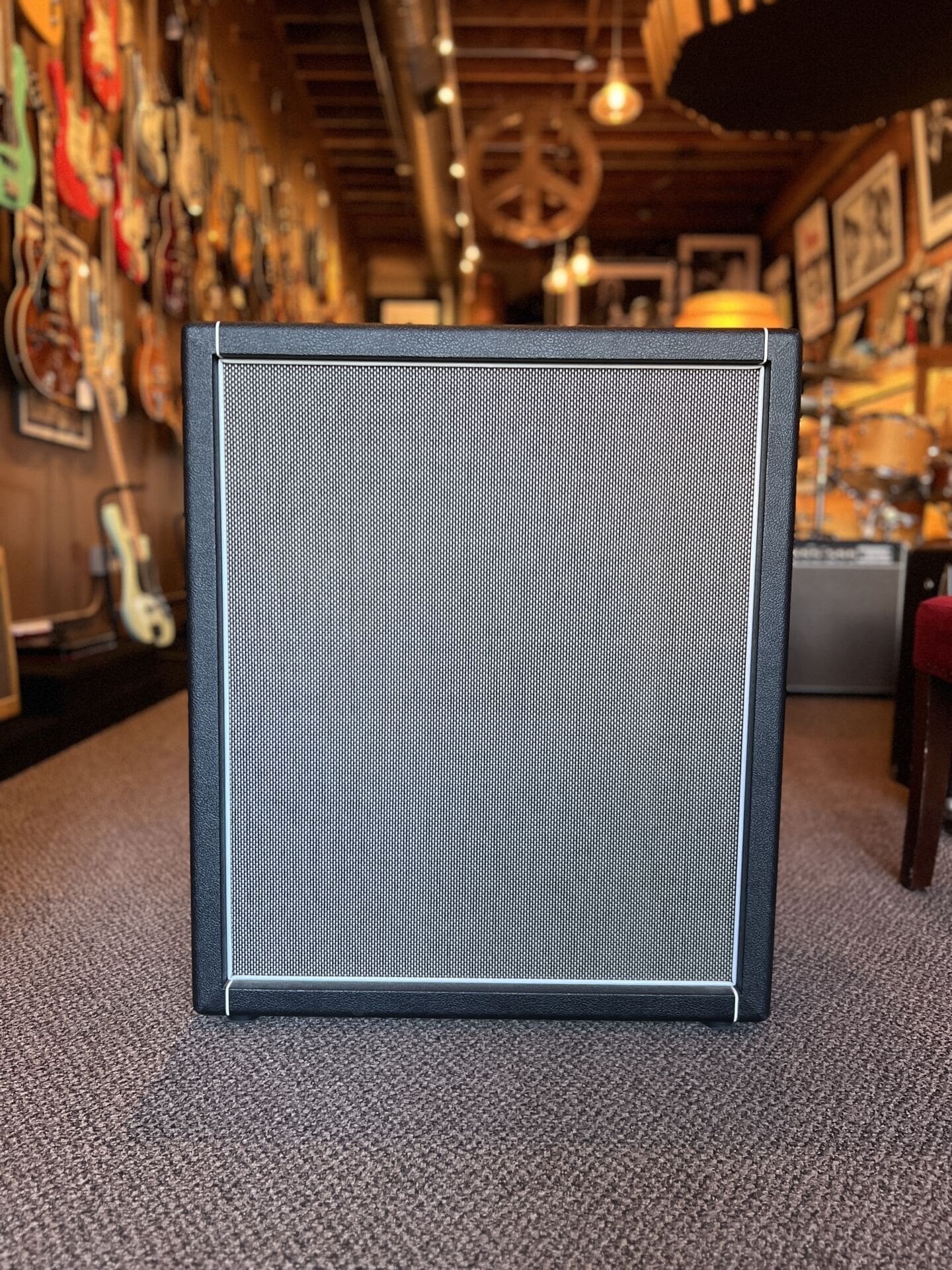 Kerry Wright 2 x 12 Guitar Speaker Cabinet- Black Tolex - Scumback H55-PVC's - Image 2