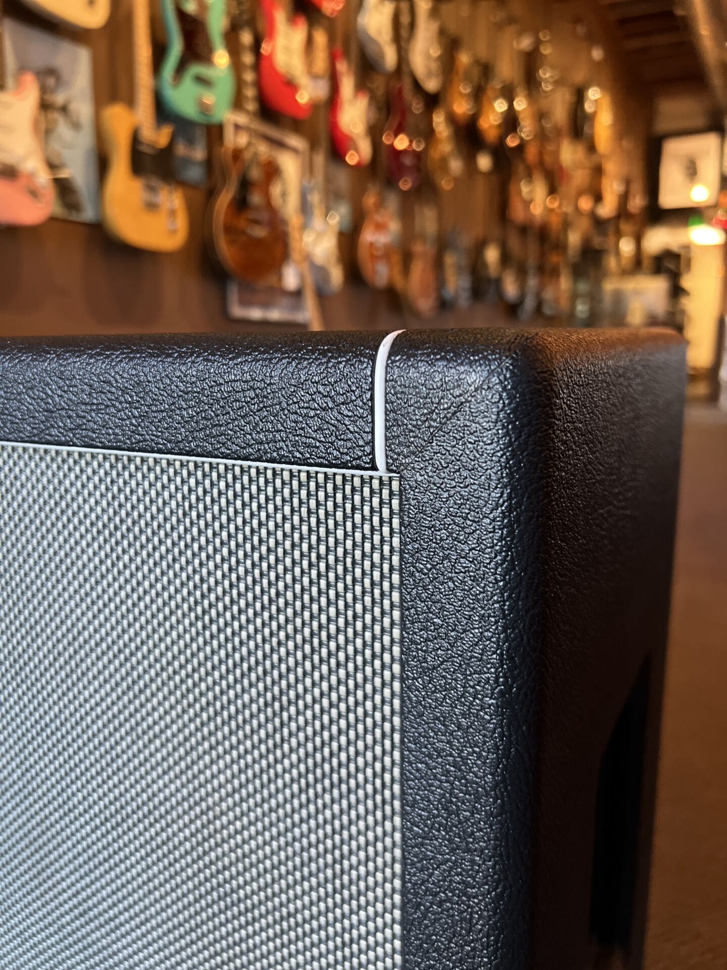 Kerry Wright 2 x 12 Guitar Speaker Cabinet- Black Tolex - Scumback H55-PVC's - Image 3