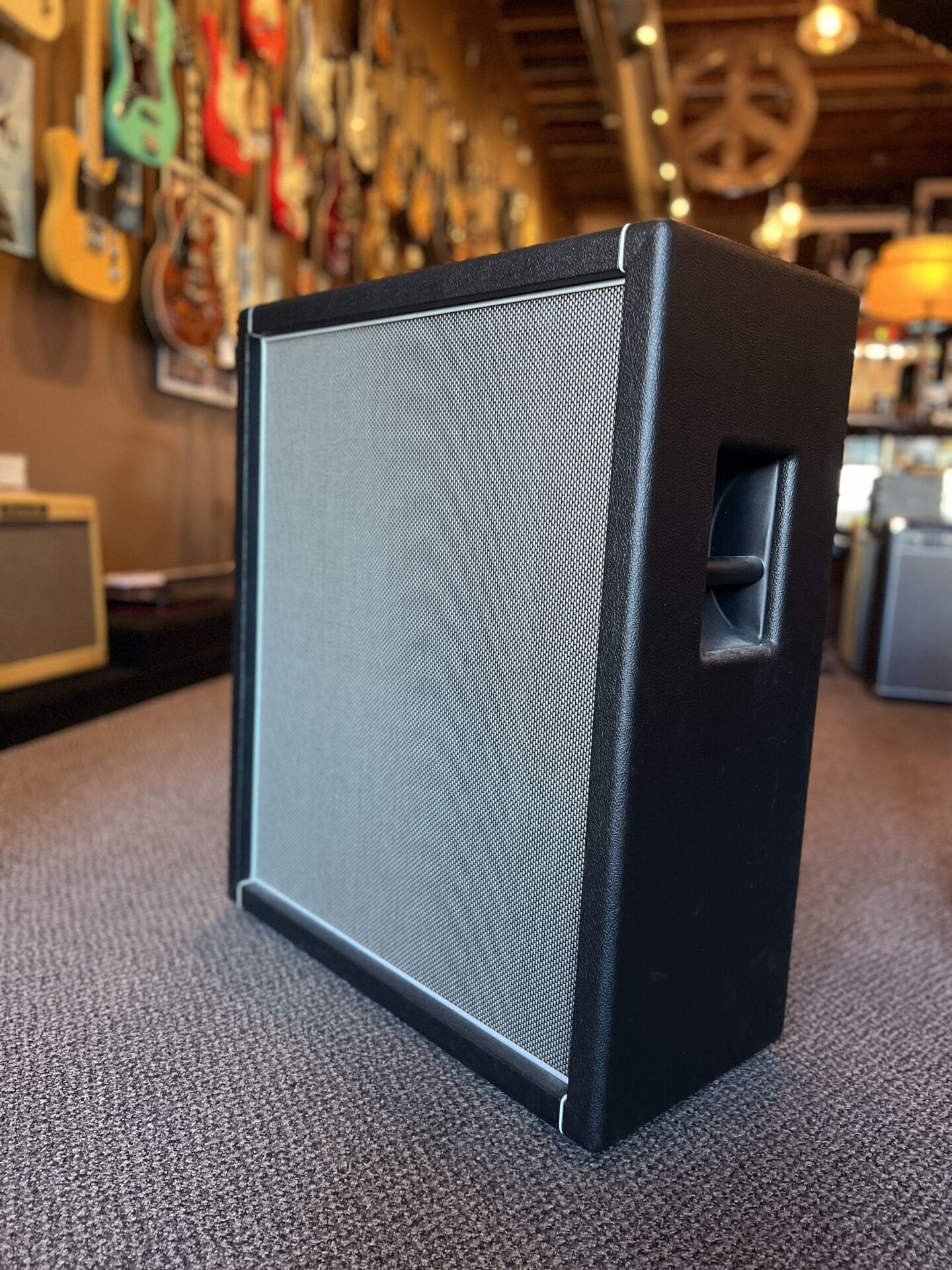 Kerry Wright 2 x 12 Guitar Speaker Cabinet- Black Tolex - Scumback H55-PVC's - Image 5
