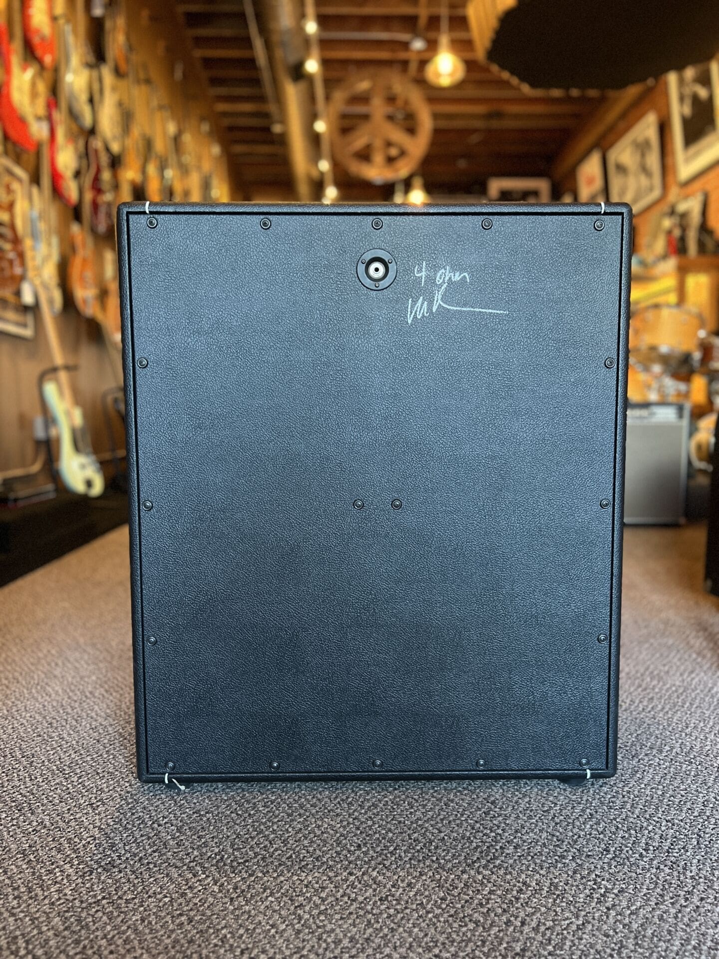 Kerry Wright 2 x 12 Guitar Speaker Cabinet- Black Tolex - Scumback H55-PVC's - Image 7