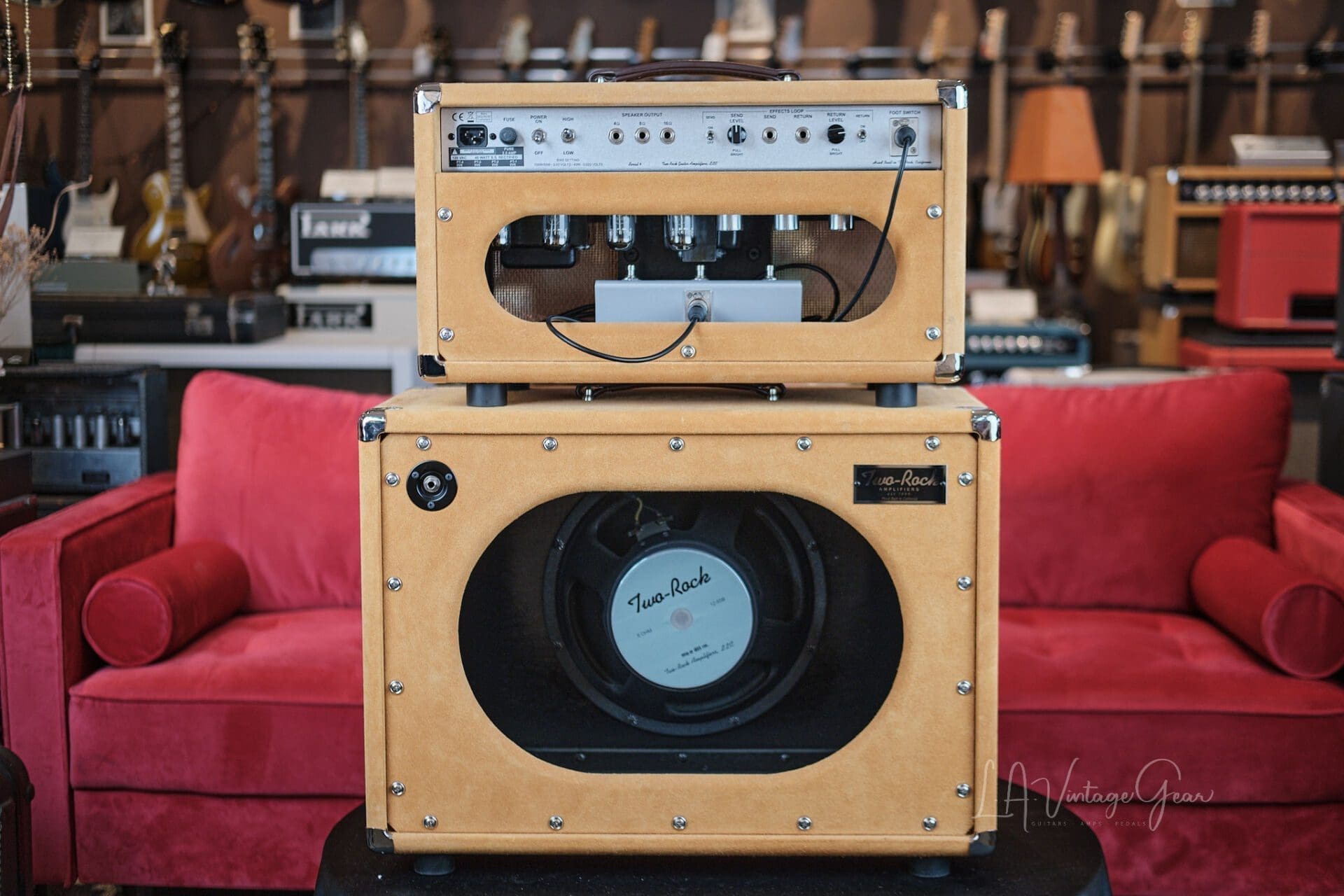 Two Rock TS-1 Head and Cab - In Golden Suede with NOS Tubes! - Image 14