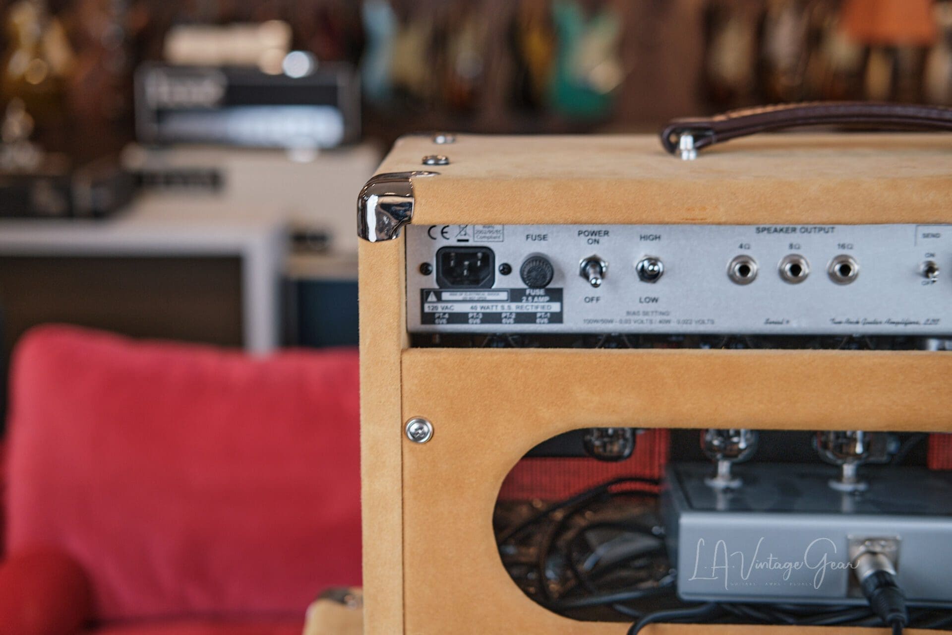 Two Rock TS-1 Head and Cab - In Golden Suede with NOS Tubes! - Image 15