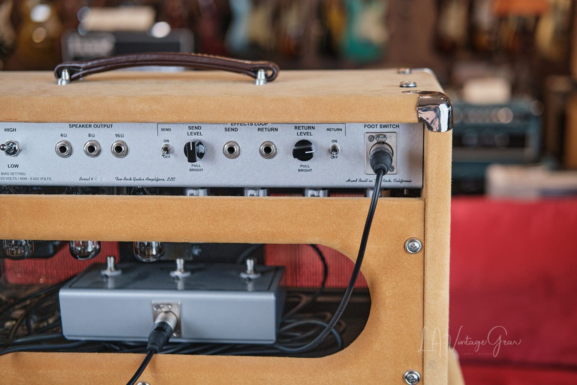 Two Rock TS-1 Head and Cab - In Golden Suede with NOS Tubes! - Image 16