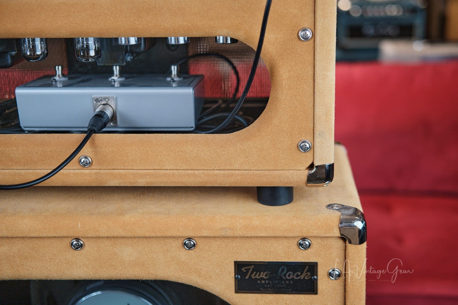 Two Rock TS-1 Head and Cab - In Golden Suede with NOS Tubes! - Image 17