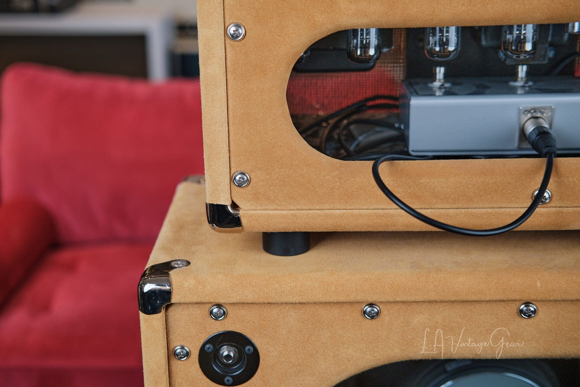 Two Rock TS-1 Head and Cab - In Golden Suede with NOS Tubes! - Image 18