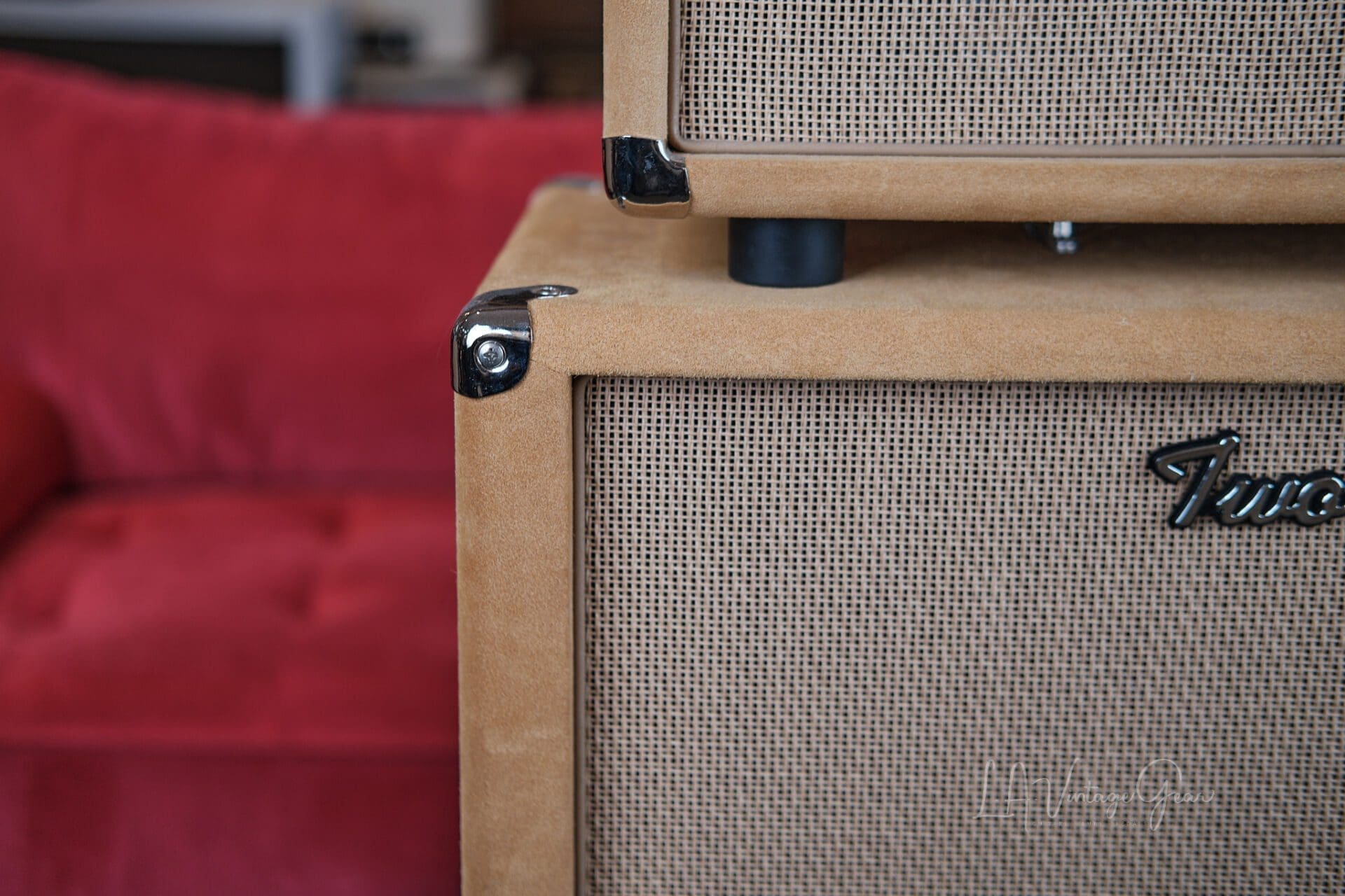 Two Rock TS-1 Head and Cab - In Golden Suede with NOS Tubes! - Image 8