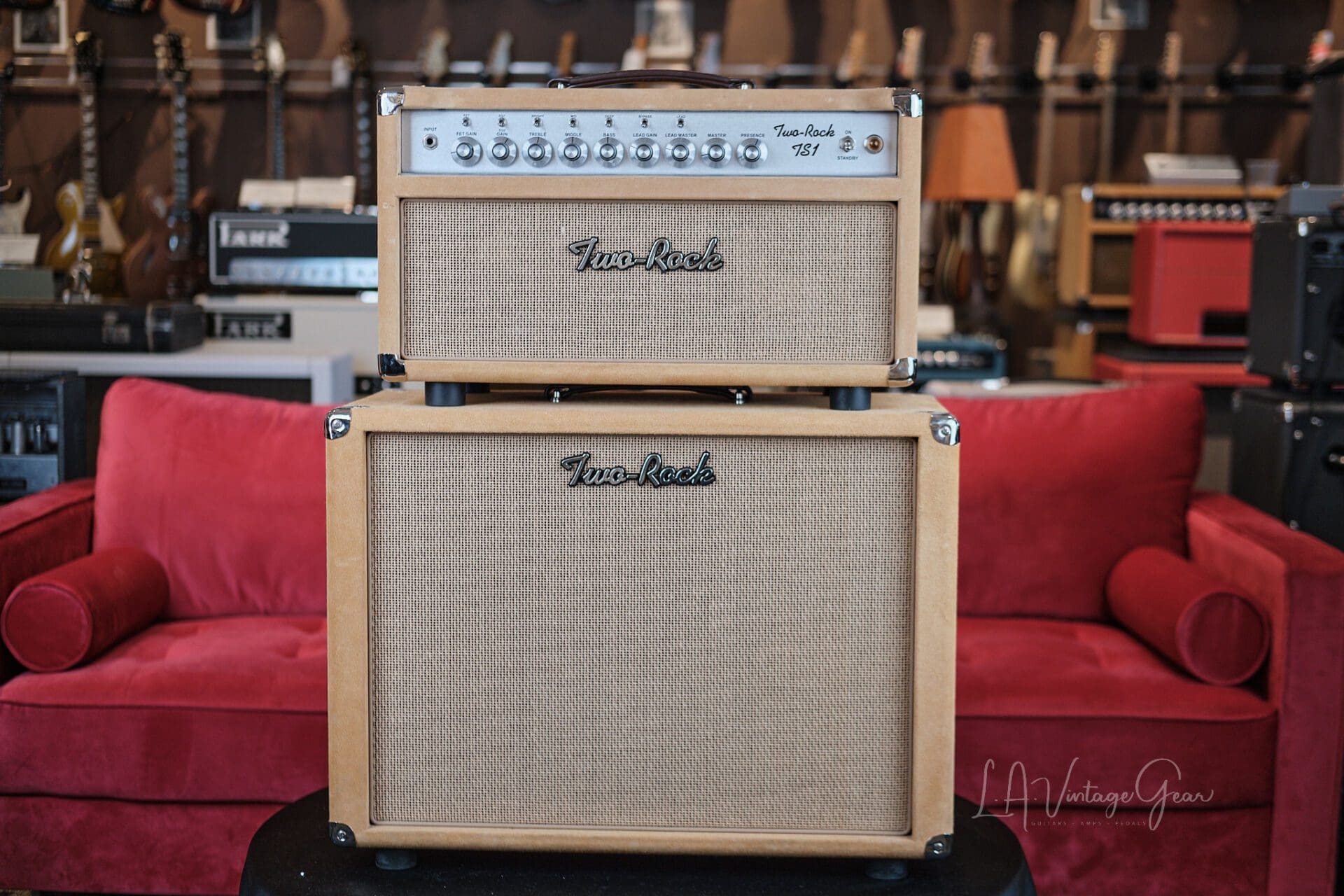 Two Rock TS-1 Head and Cab - In Golden Suede with NOS Tubes!
