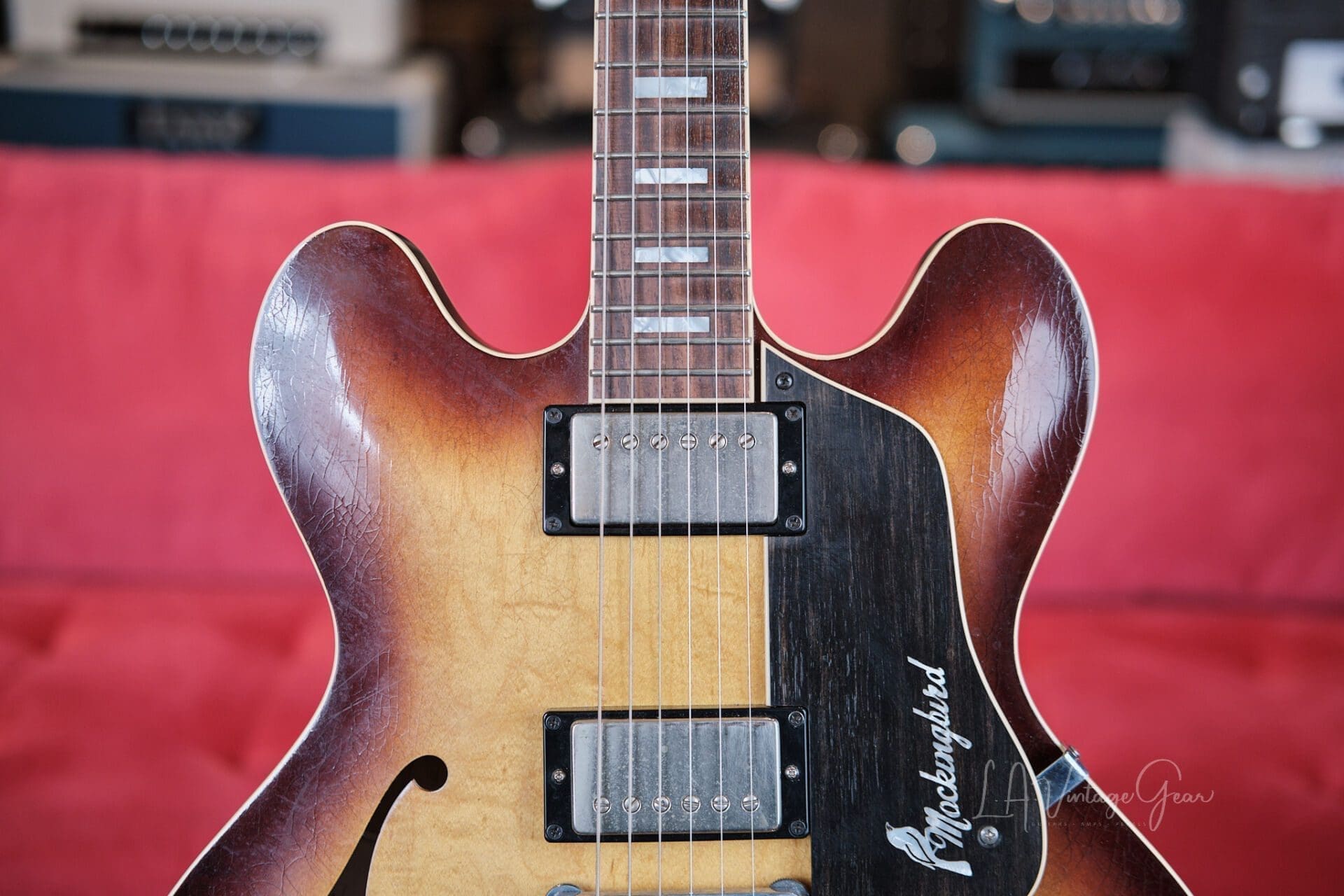 Josh Williams ‘Mockingbird’ JWGM-125 Semi-Hollowbody Electric Guitar- With Ron Ellis Pickups! - Image 3