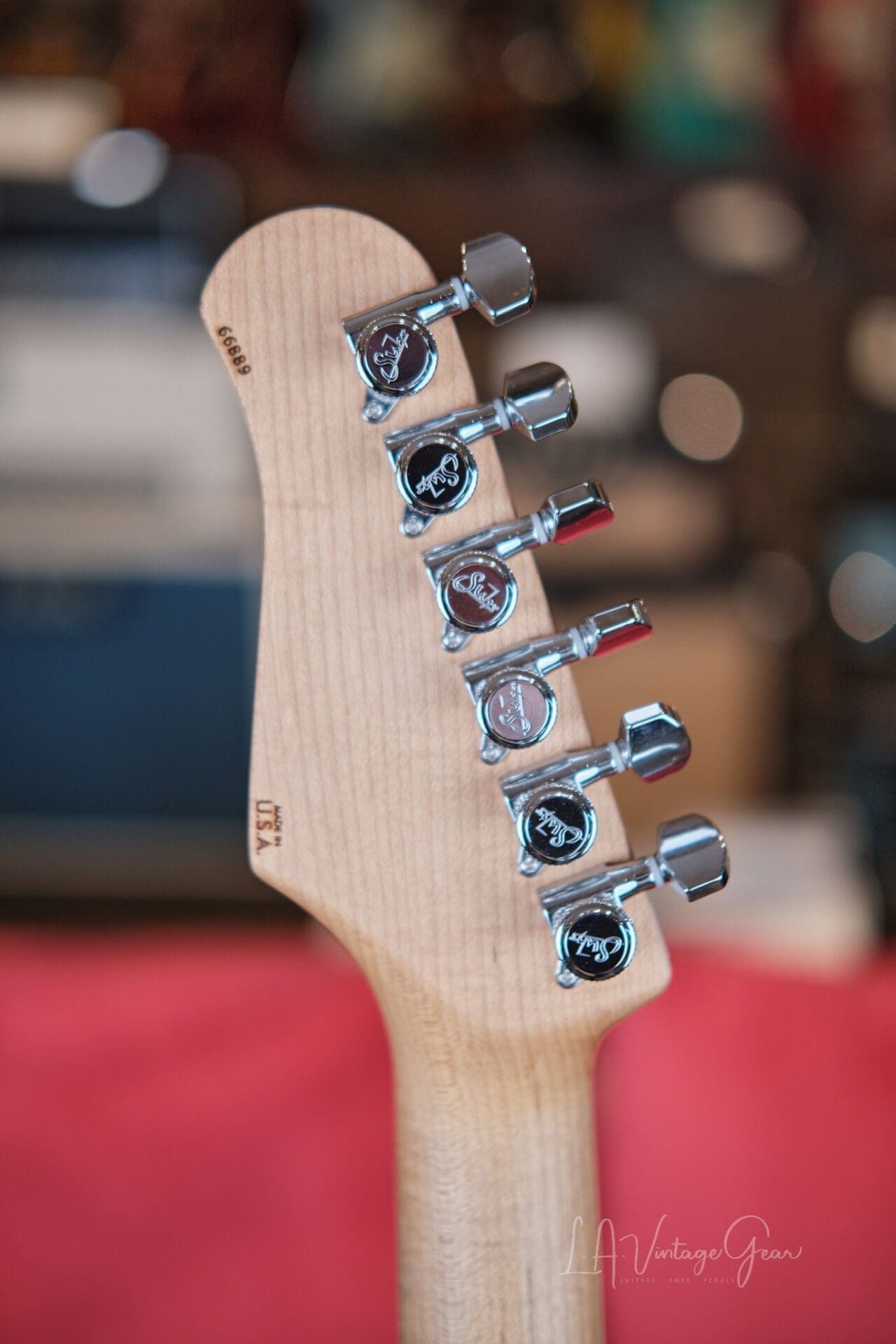 Suhr Custom Classic JM - In Blue Sparkle with Hard Shell Case! - Image 10