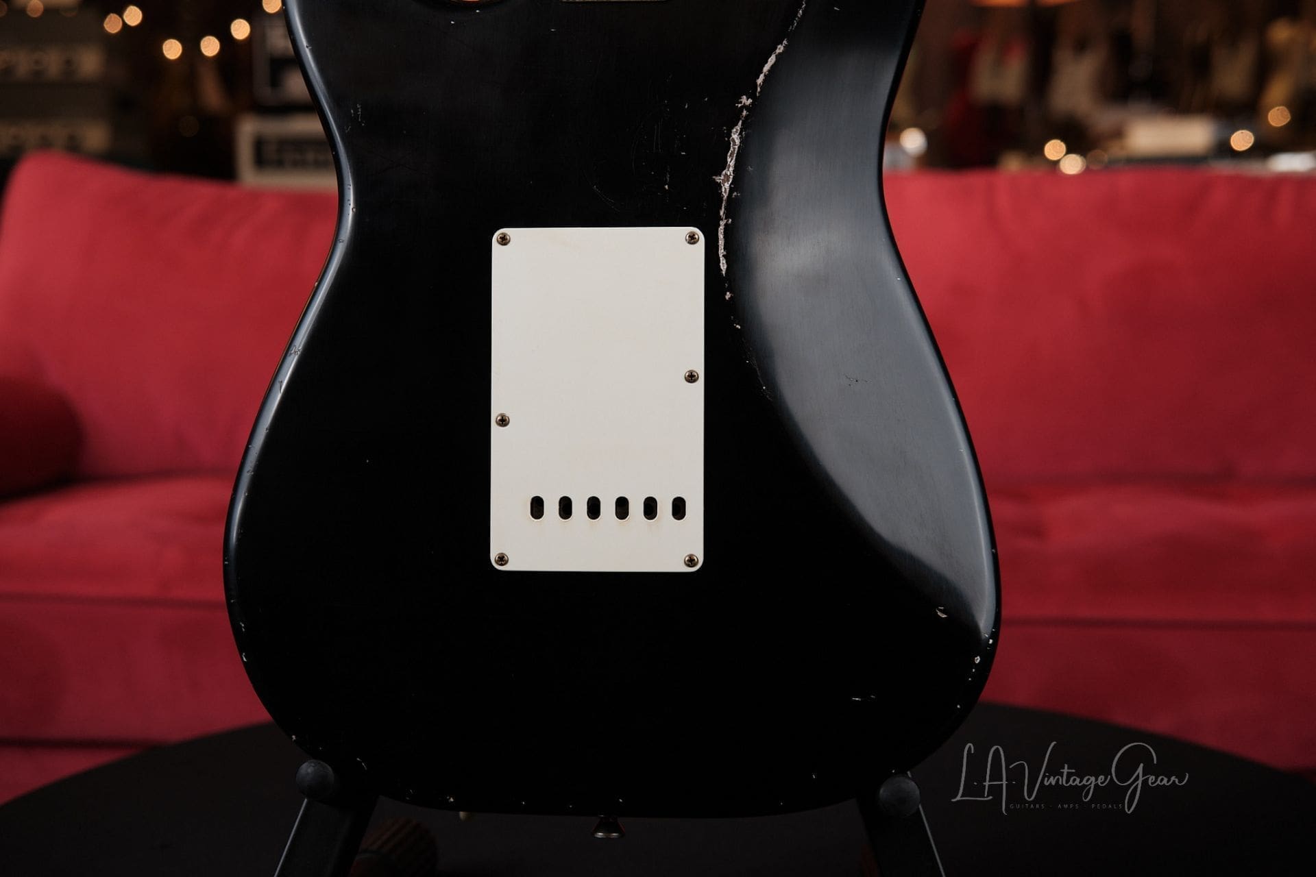 Mario Martin "Model S" Electric Guitar - Relic'd Black Finish & Arcane Pickups! - Image 9