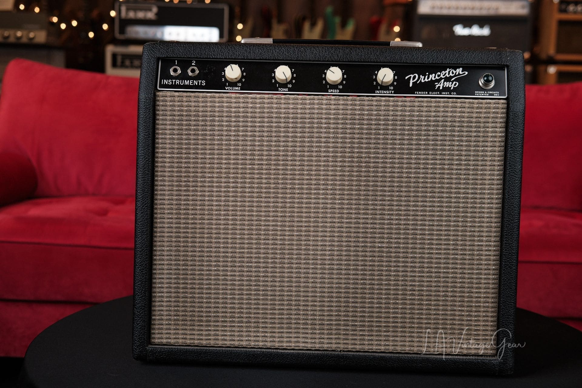 Fender 1964 Princeton "Tuxedo" Guitar Amplifier 6G2 - Awesome Low Power Combo! - Image 2