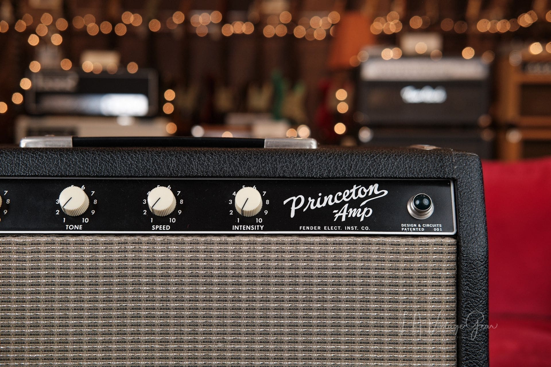 Fender 1964 Princeton "Tuxedo" Guitar Amplifier 6G2 - Awesome Low Power Combo! - Image 6