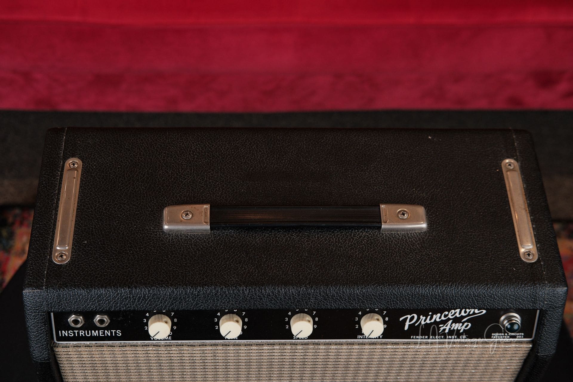 Fender 1964 Princeton "Tuxedo" Guitar Amplifier 6G2 - Awesome Low Power Combo! - Image 5