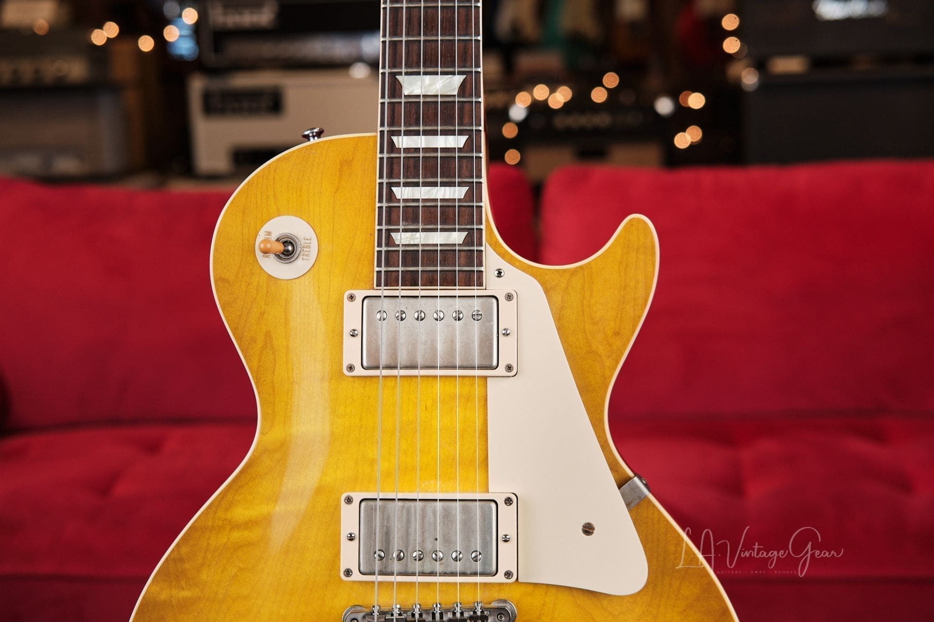 2014 Gibson Custom Shop 1958 Les Paul Standard Historic Reissue - In an Awesome Lemon Burst! - Image 3