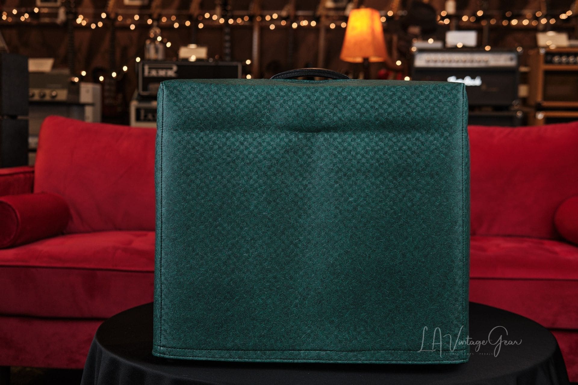 Kerry Wright 2x8 Closed Back Cabinet - In A Beautiful Green Crocodile Tolex! - Image 11