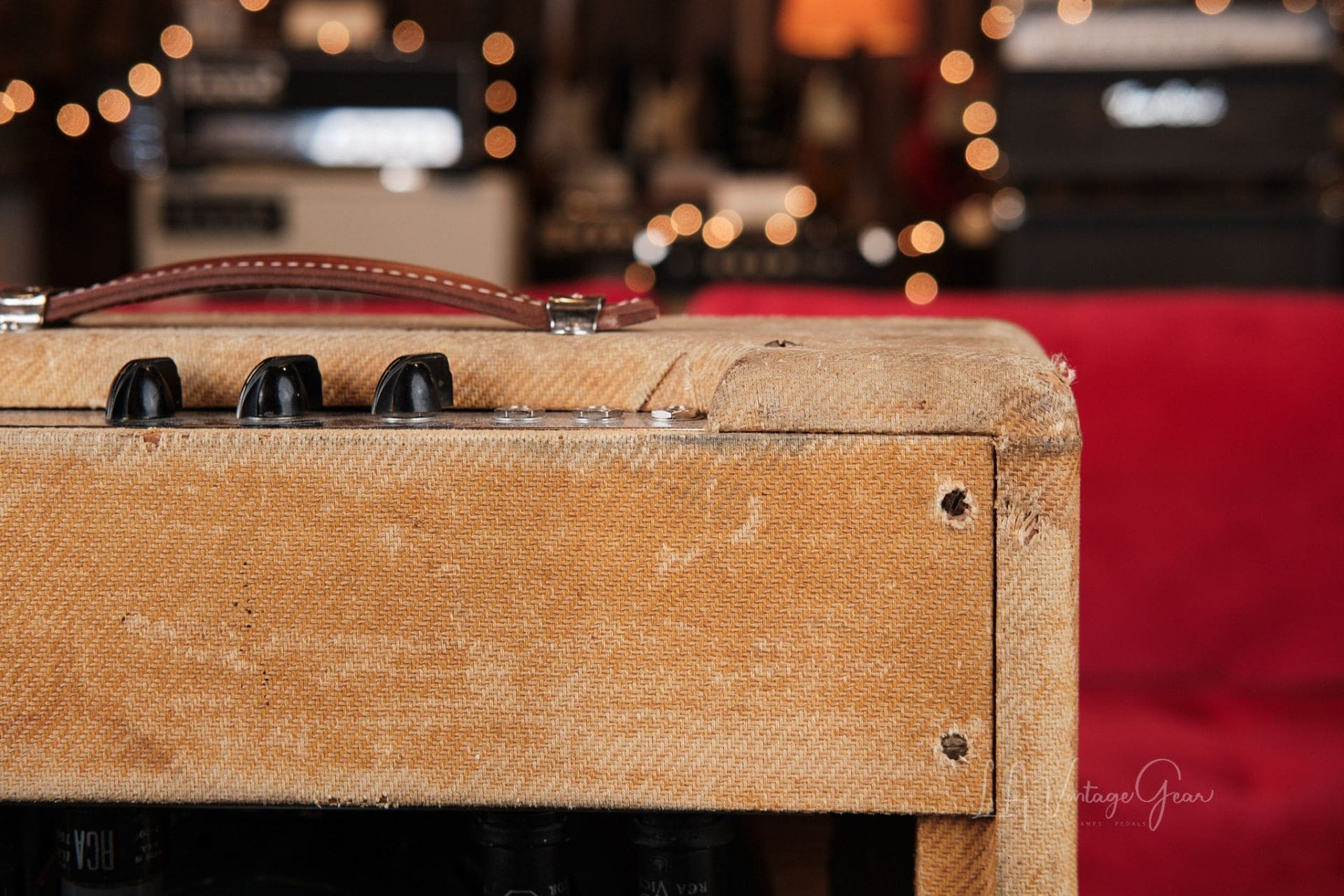 1949 "TV Front" Fender Tweed Deluxe 5A3 - Awesome Tweed Tones! - Image 9