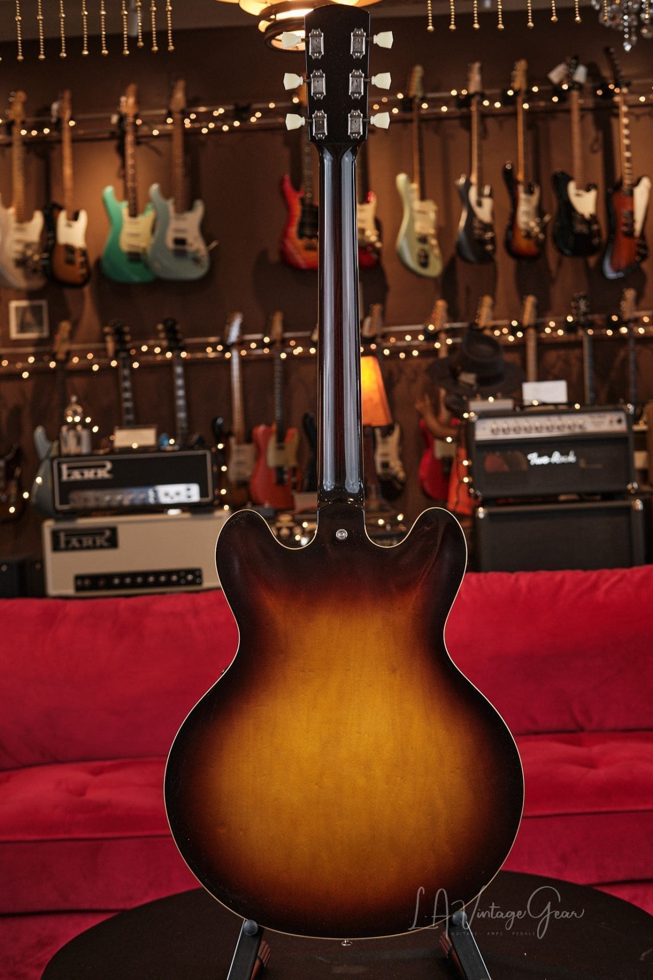 Josh Williams ‘Mockingbird’ JWG382 Semi-Hollowbody Electric Guitar- 59 Burst Finish & Ron Ellis Pickups! - Image 7
