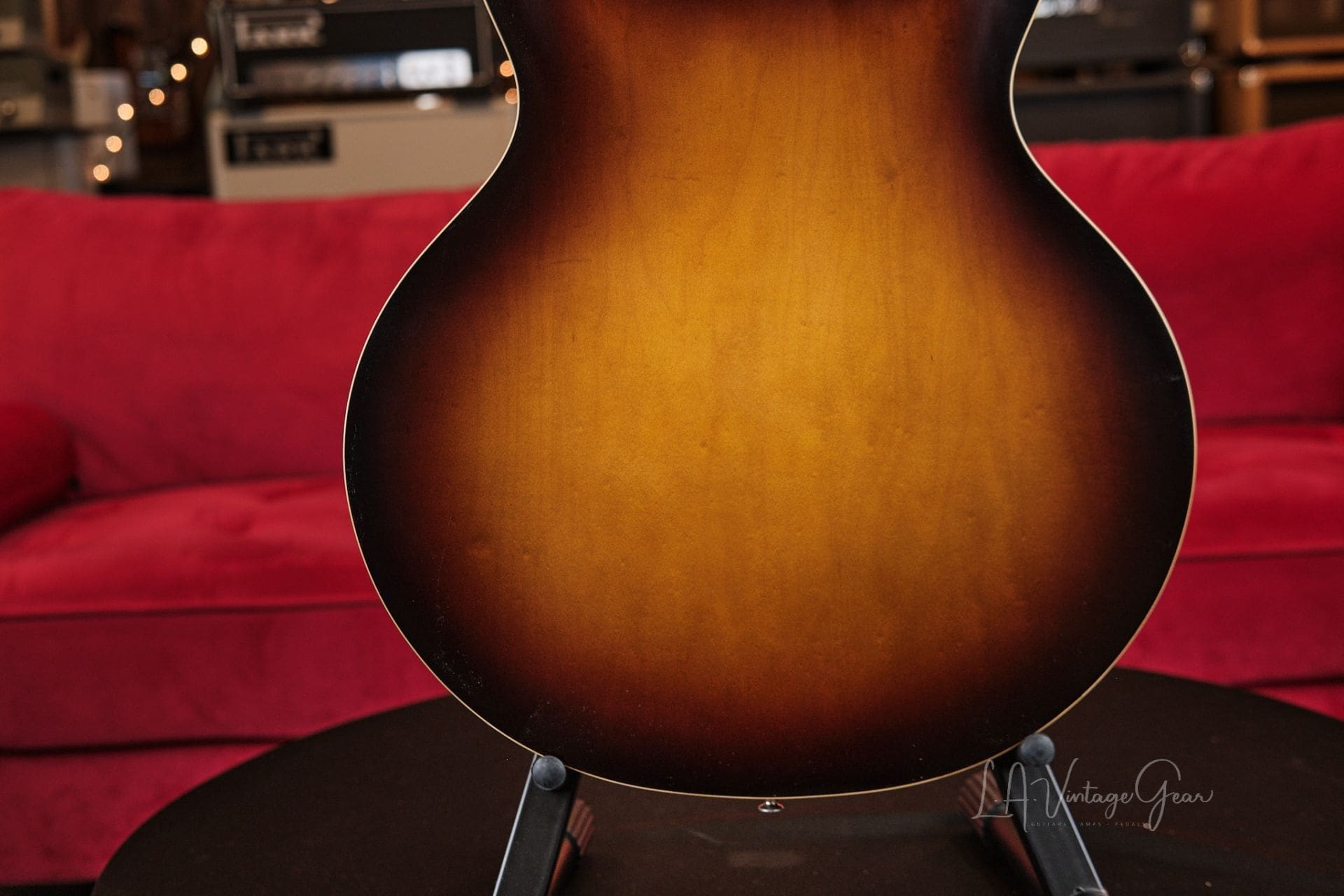 Josh Williams ‘Mockingbird’ JWG382 Semi-Hollowbody Electric Guitar- 59 Burst Finish & Ron Ellis Pickups! - Image 10