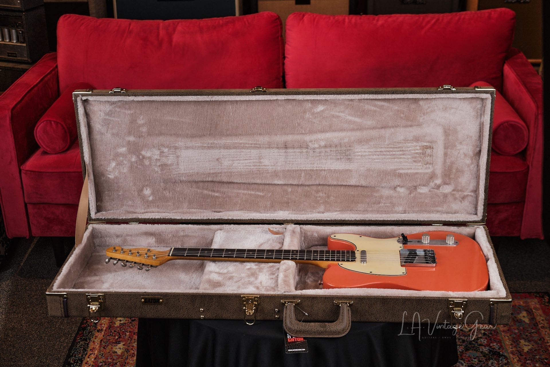 M.B. Guitars '64-T - In Faded Fiesta Red, Just In! - Image 12