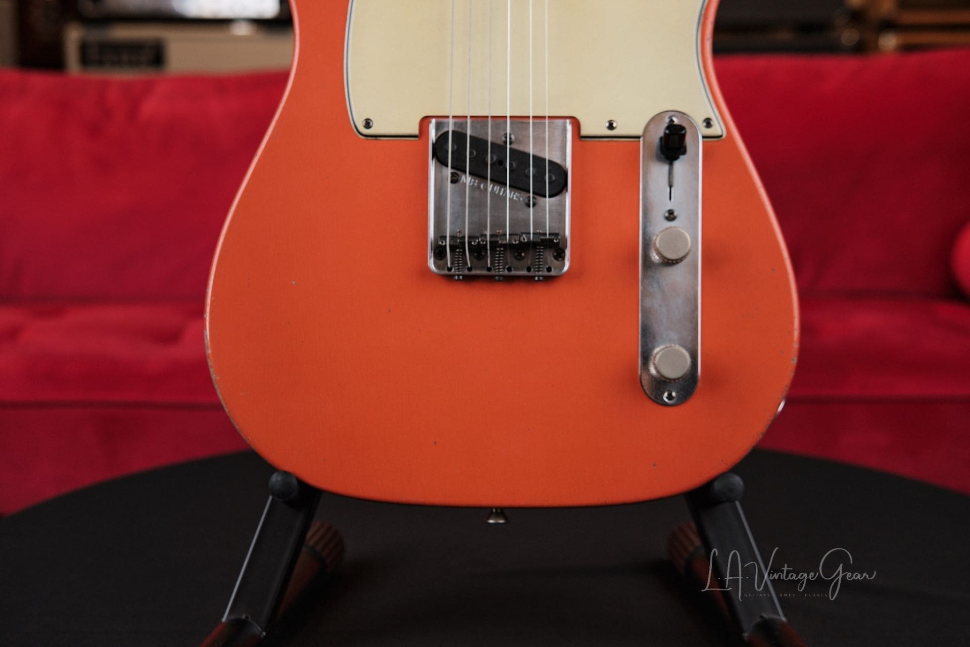 M.B. Guitars '64-T - In Faded Fiesta Red, Just In! - Image 5