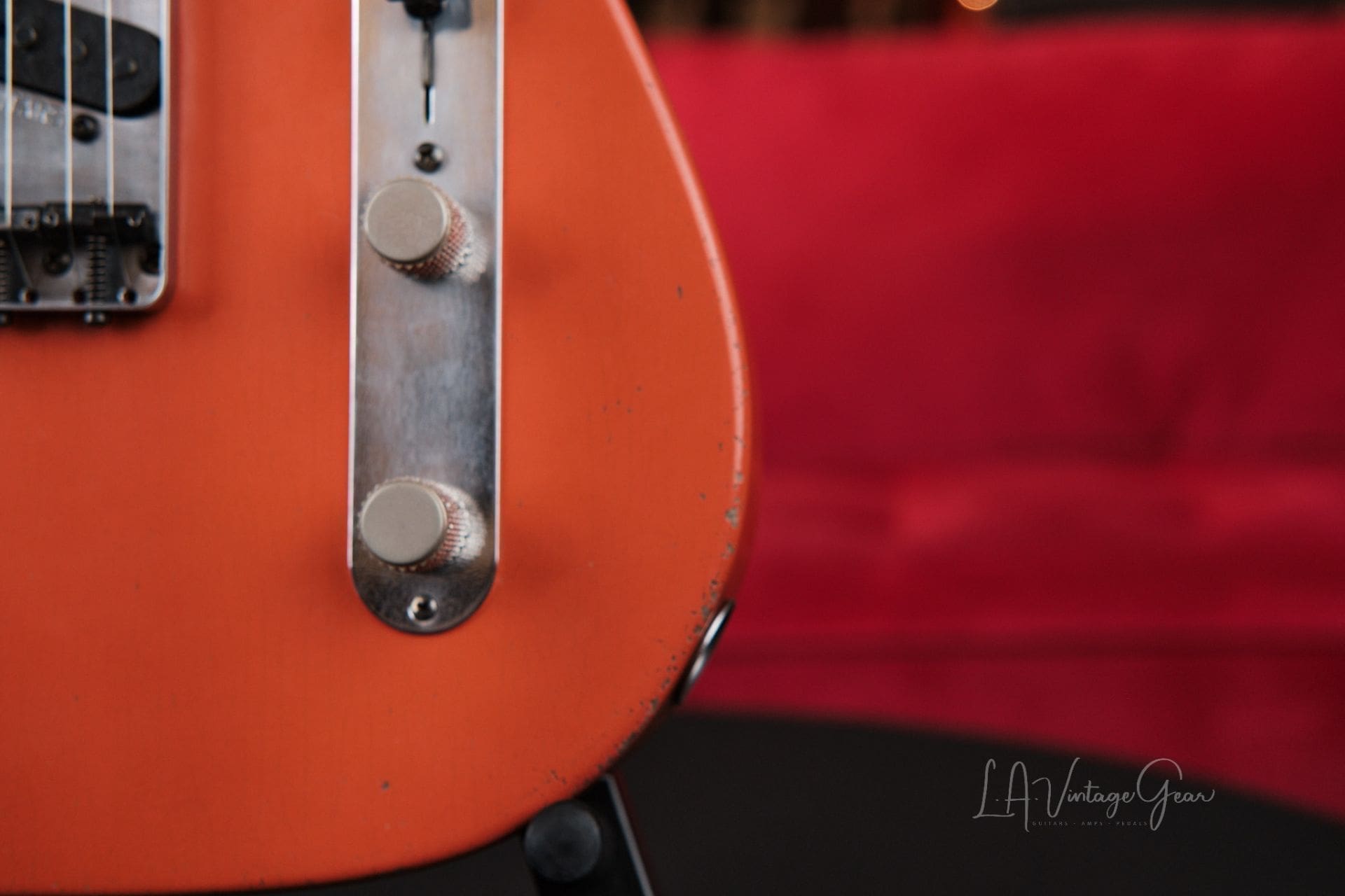 M.B. Guitars '64-T - In Faded Fiesta Red, Just In! - Image 7