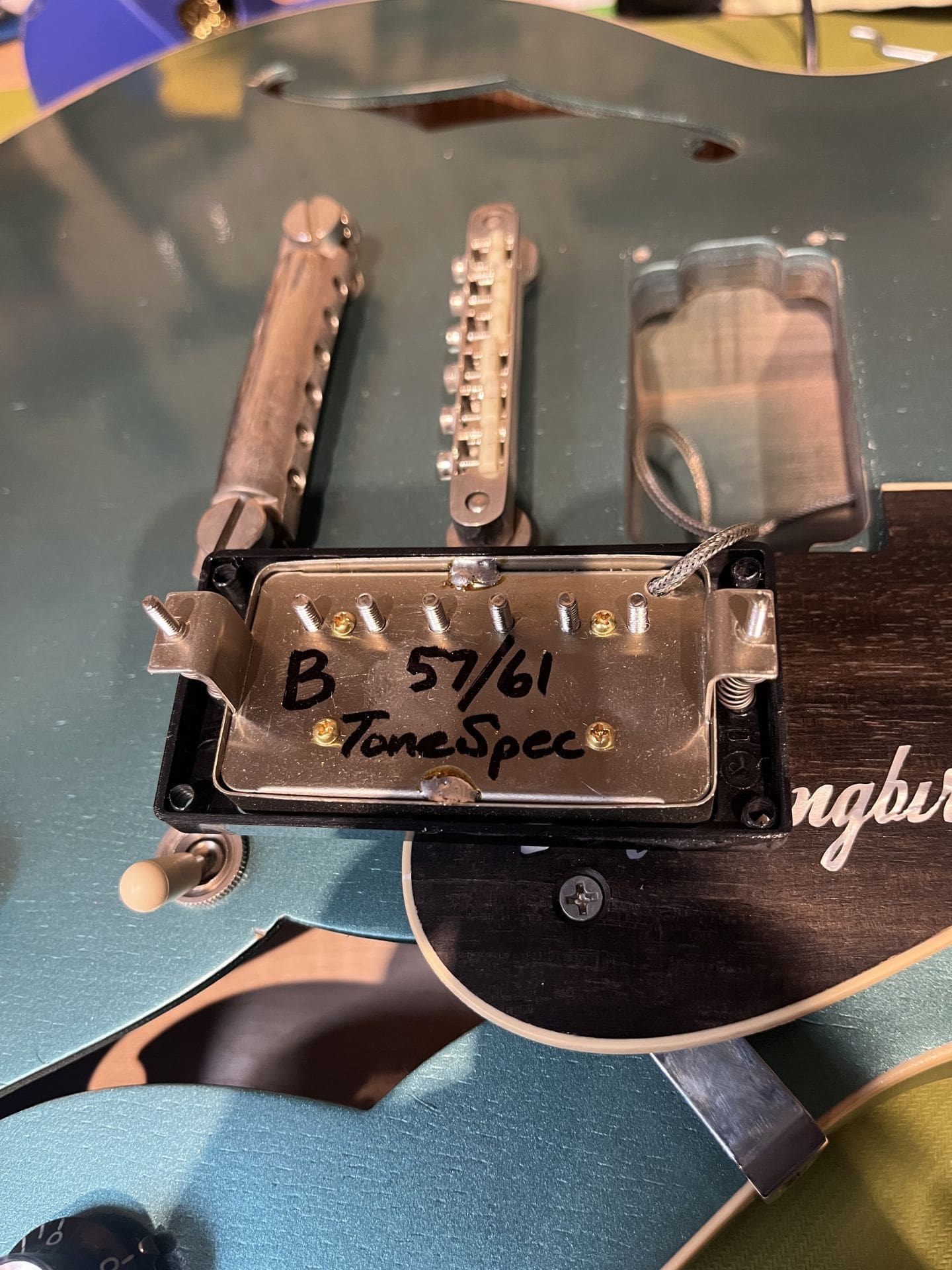 Josh Williams Guitars Mockingbird - Pelham Blue Relic with Mono Gig Bag! - Image 21