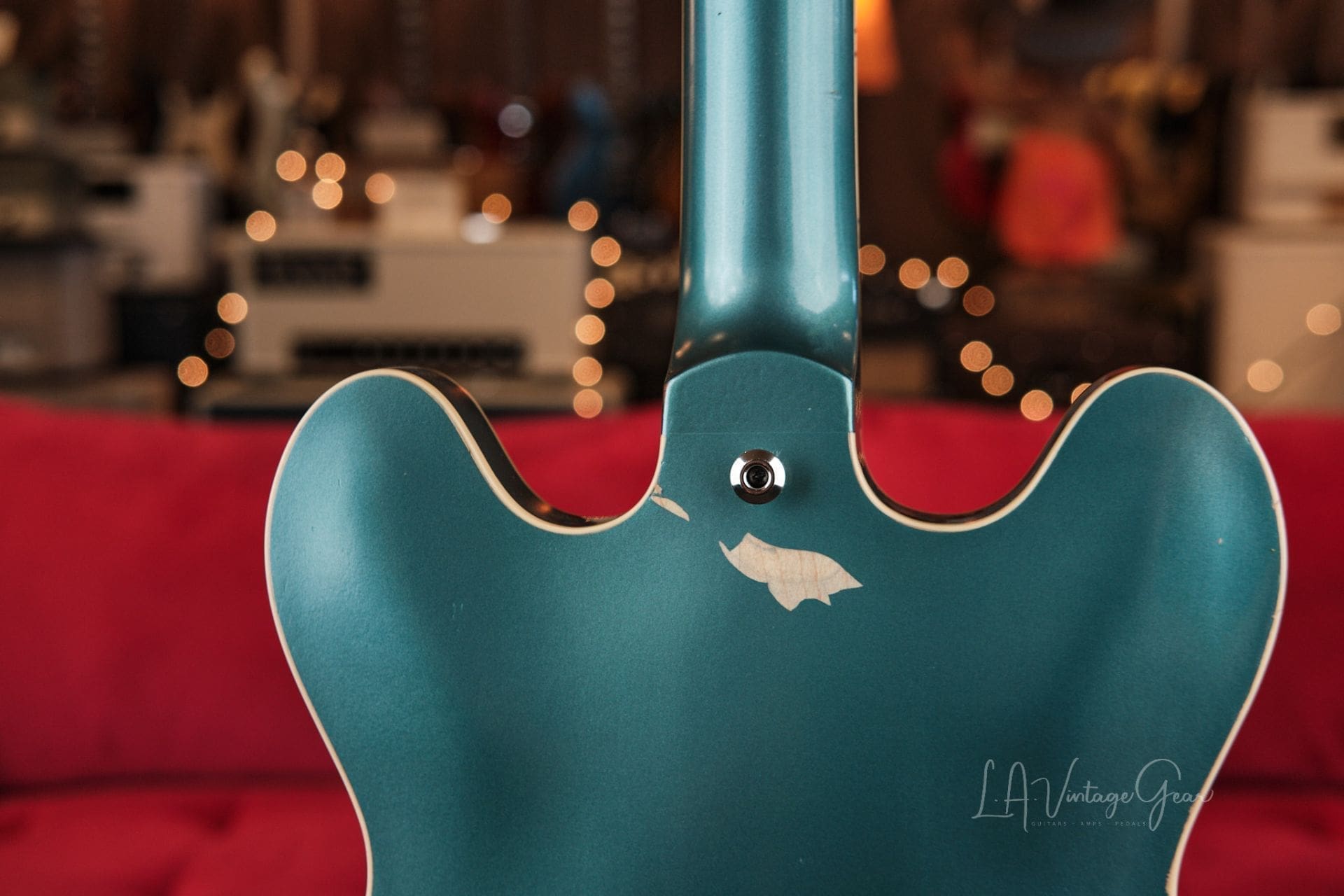 Josh Williams Guitars Mockingbird - Pelham Blue Relic with Mono Gig Bag! - Image 10