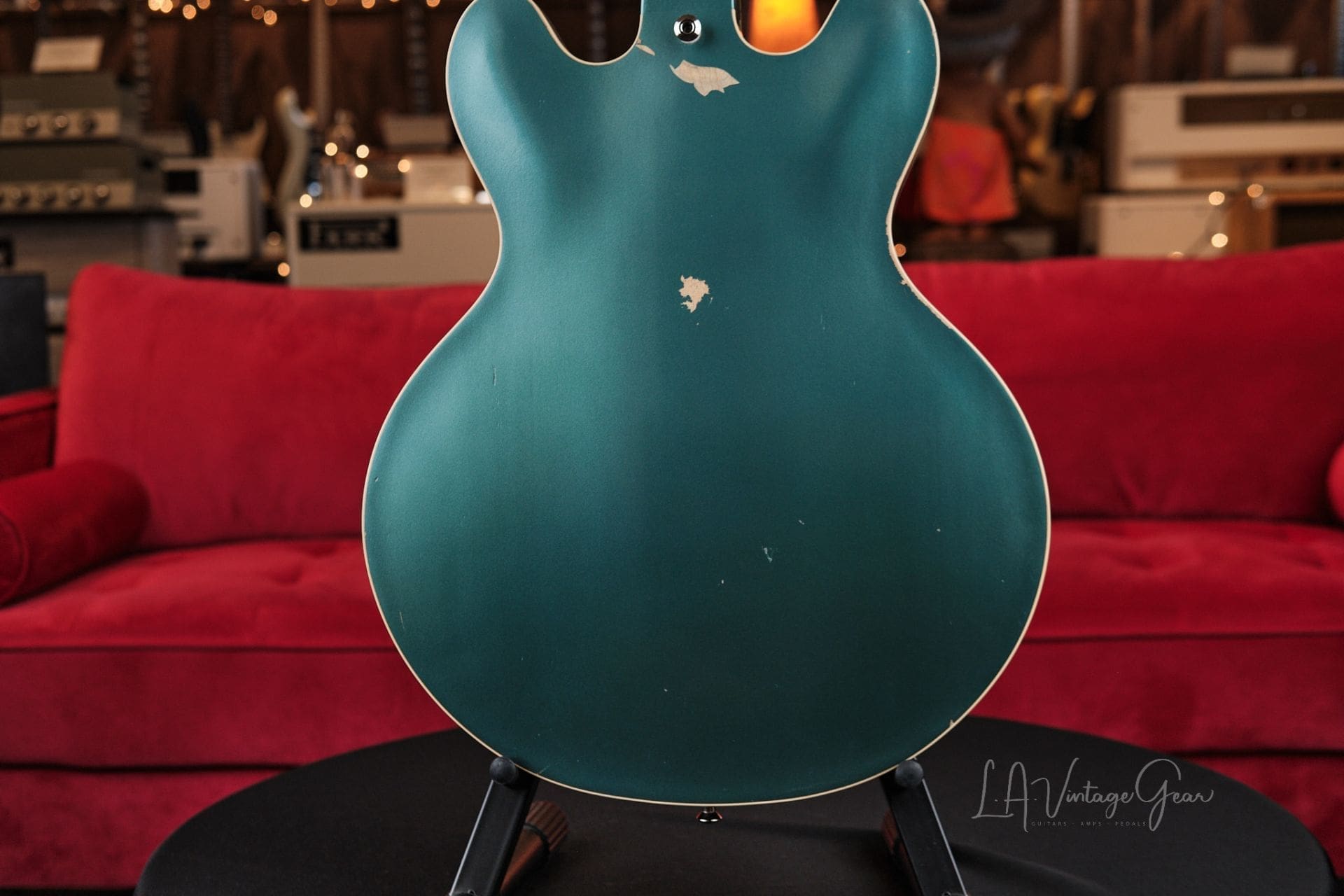 Josh Williams Guitars Mockingbird - Pelham Blue Relic with Mono Gig Bag! - Image 11
