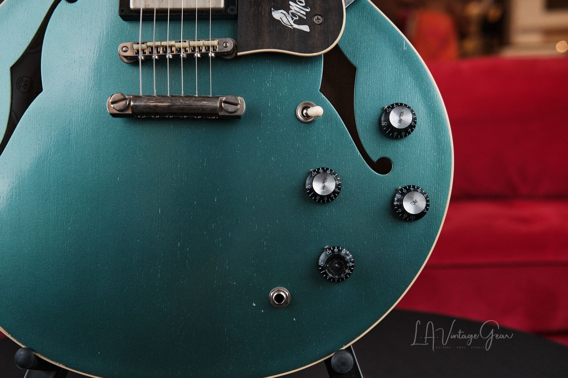 Josh Williams Guitars Mockingbird - Pelham Blue Relic with Mono Gig Bag! - Image 6