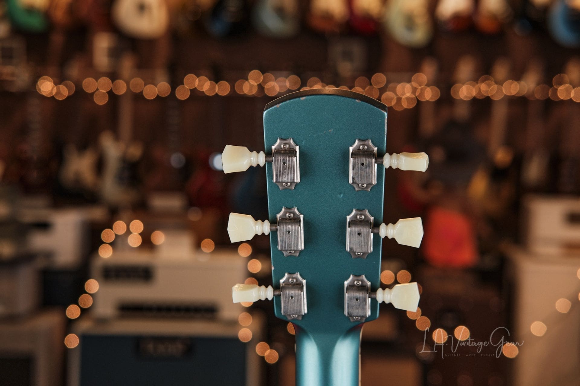 Josh Williams Guitars Mockingbird - Pelham Blue Relic with Mono Gig Bag! - Image 17