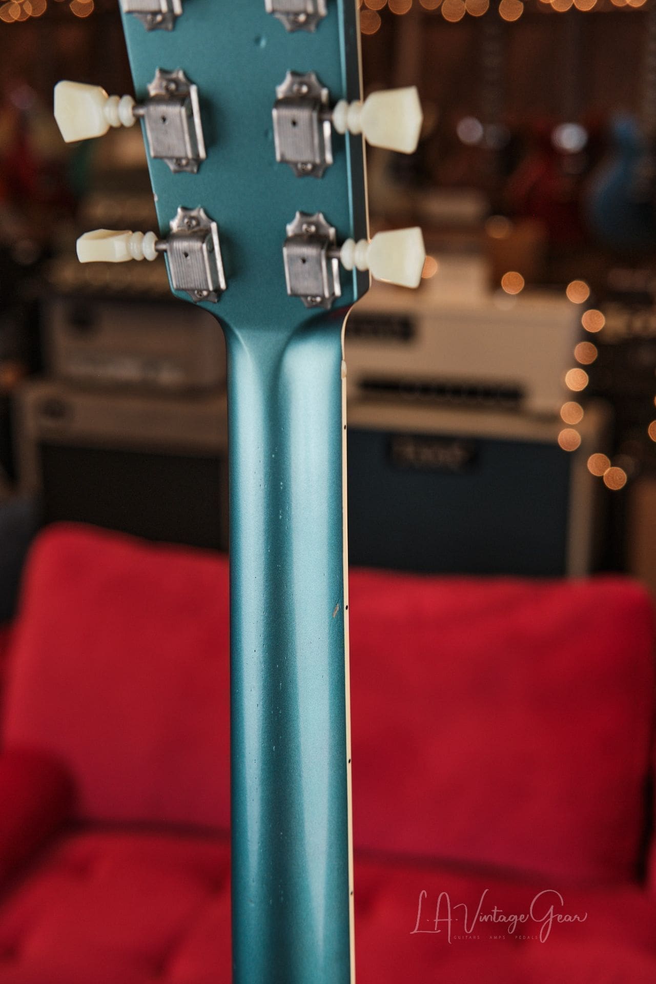 Josh Williams Guitars Mockingbird - Pelham Blue Relic with Mono Gig Bag! - Image 19