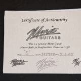 Mario Martin “Model S” Electric Guitar – Relic’d Seafoam Green Finish, Brazilian Board, & Arcane Pickups!