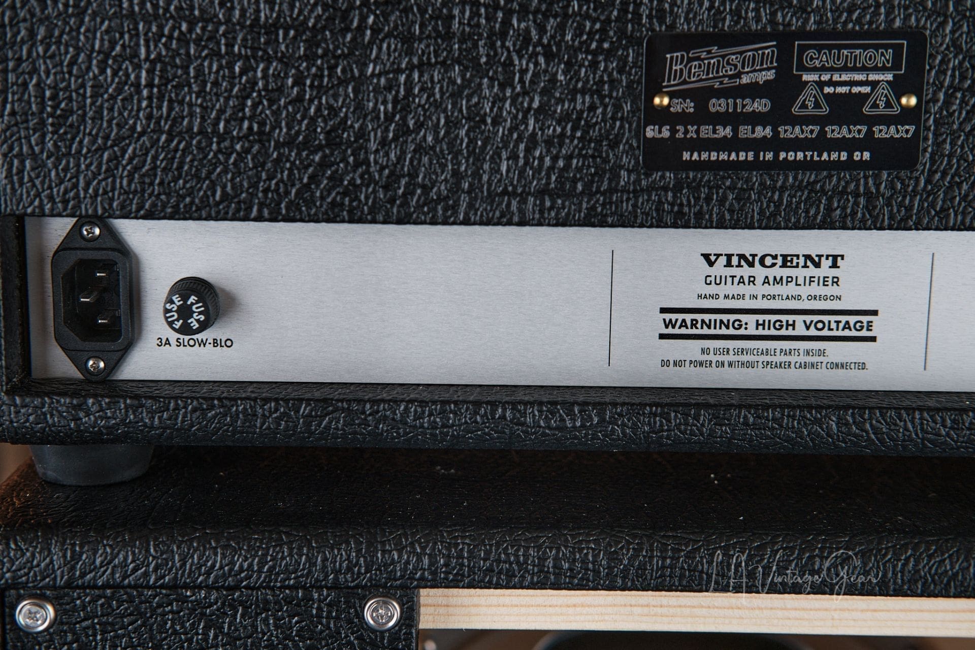 Benson Vincent 30 Watt Head & 2x12 Cab Guitar Amplifier - Just In! - Image 10