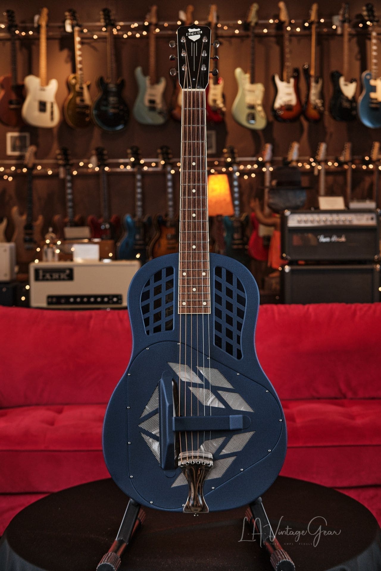 National Reso-phonic Style 1 Tricone Resonator - In Satin Blue!