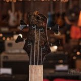 Roscoe LG3000 4 String Bass – With Beautiful Buckeye Burl Top and Bartolini Preamp!