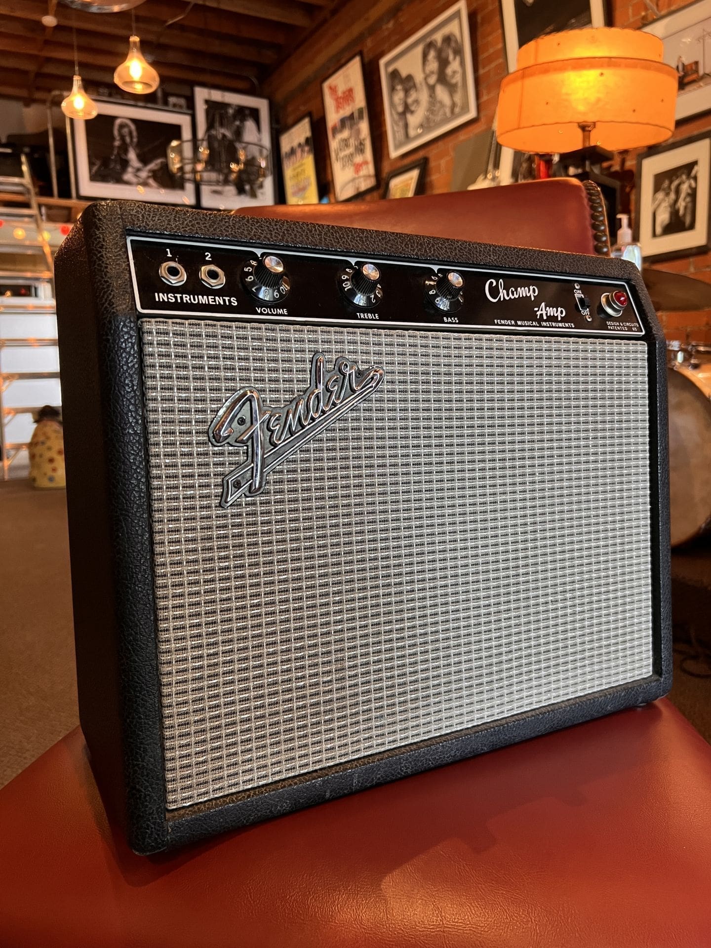 1966 Fender Champ Amp AA764 Combo - Image 4