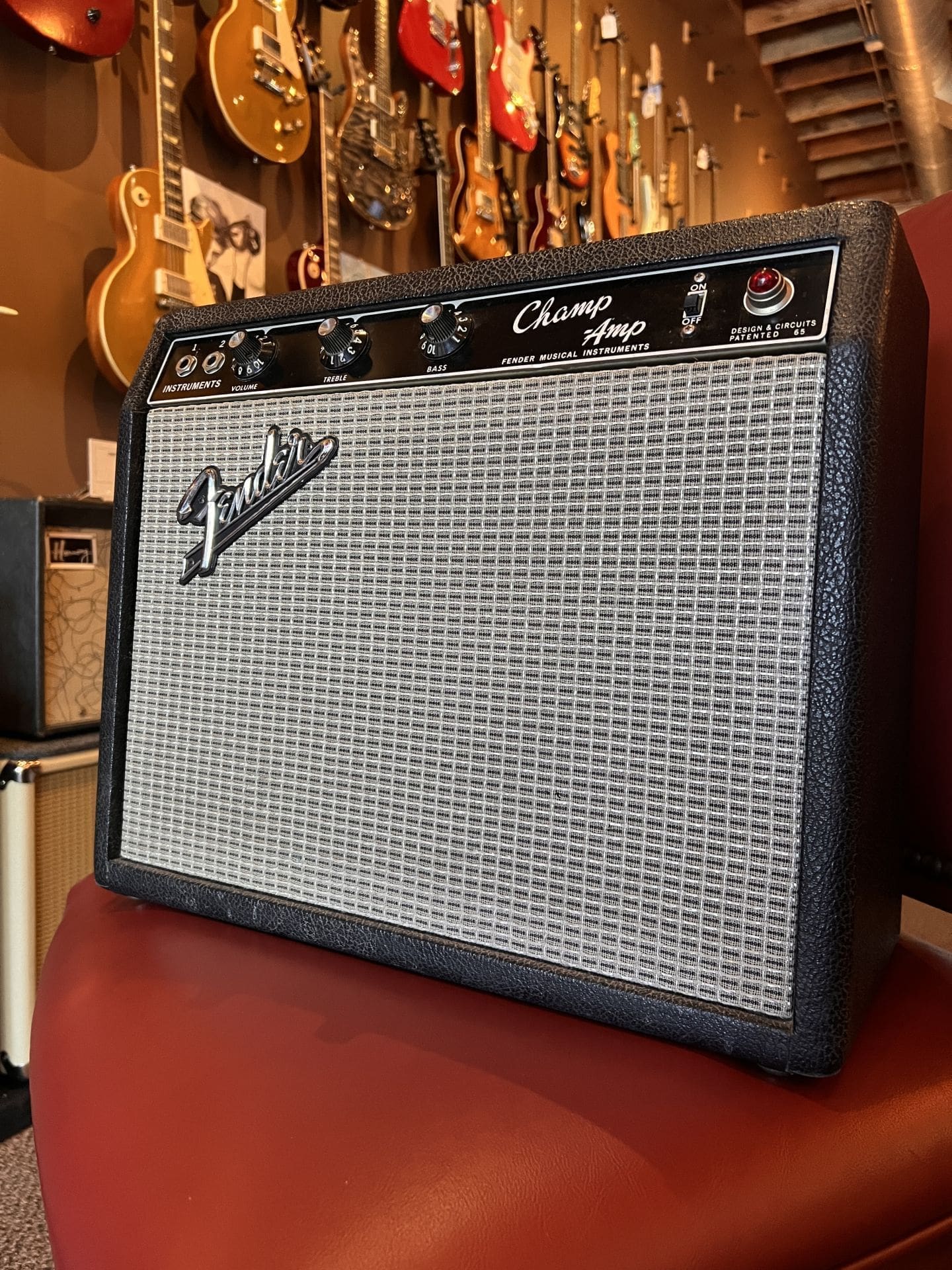 1966 Fender Champ Amp AA764 Combo - Image 5