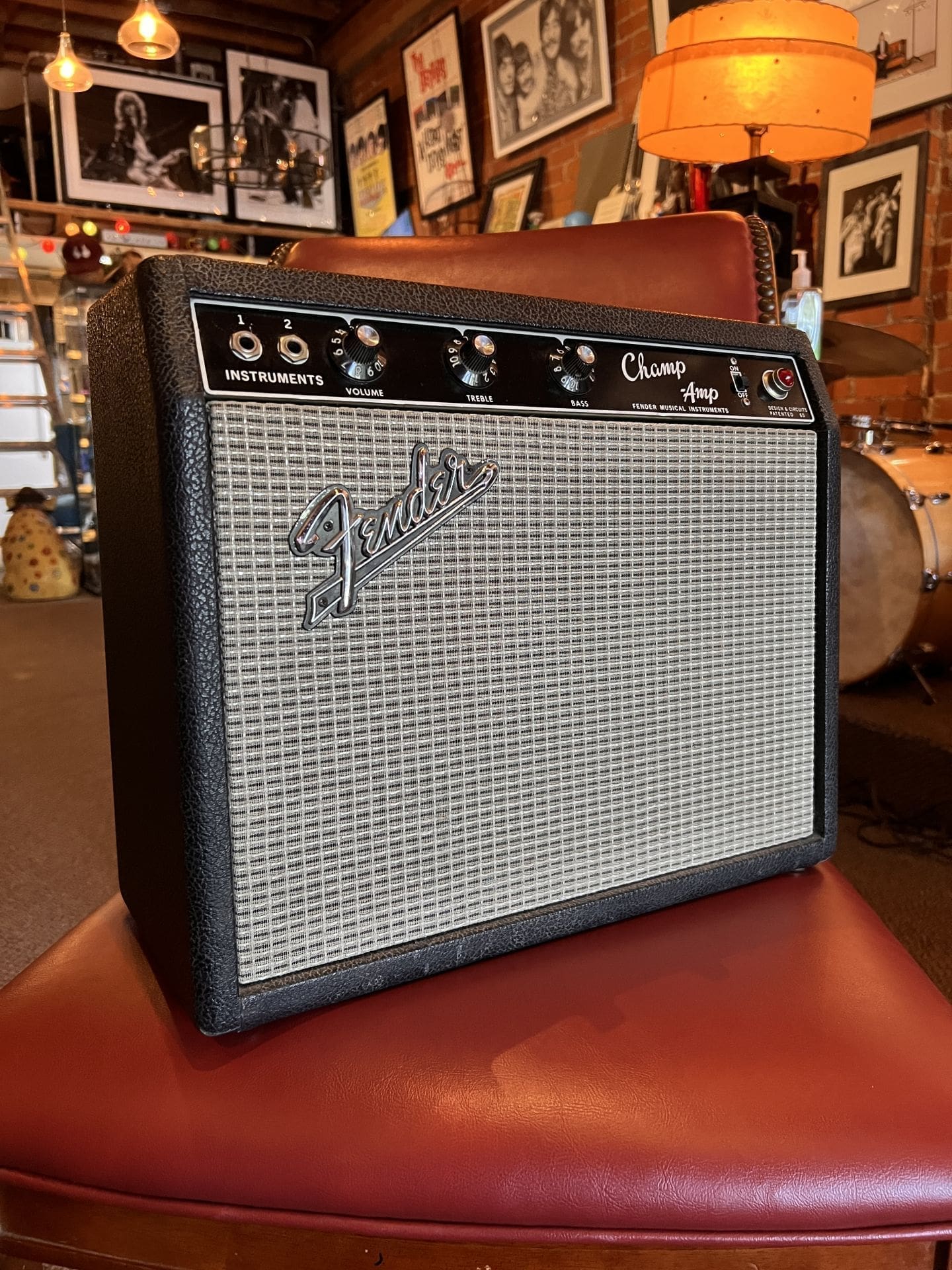 1966 Fender Champ Amp AA764 Combo - Image 6
