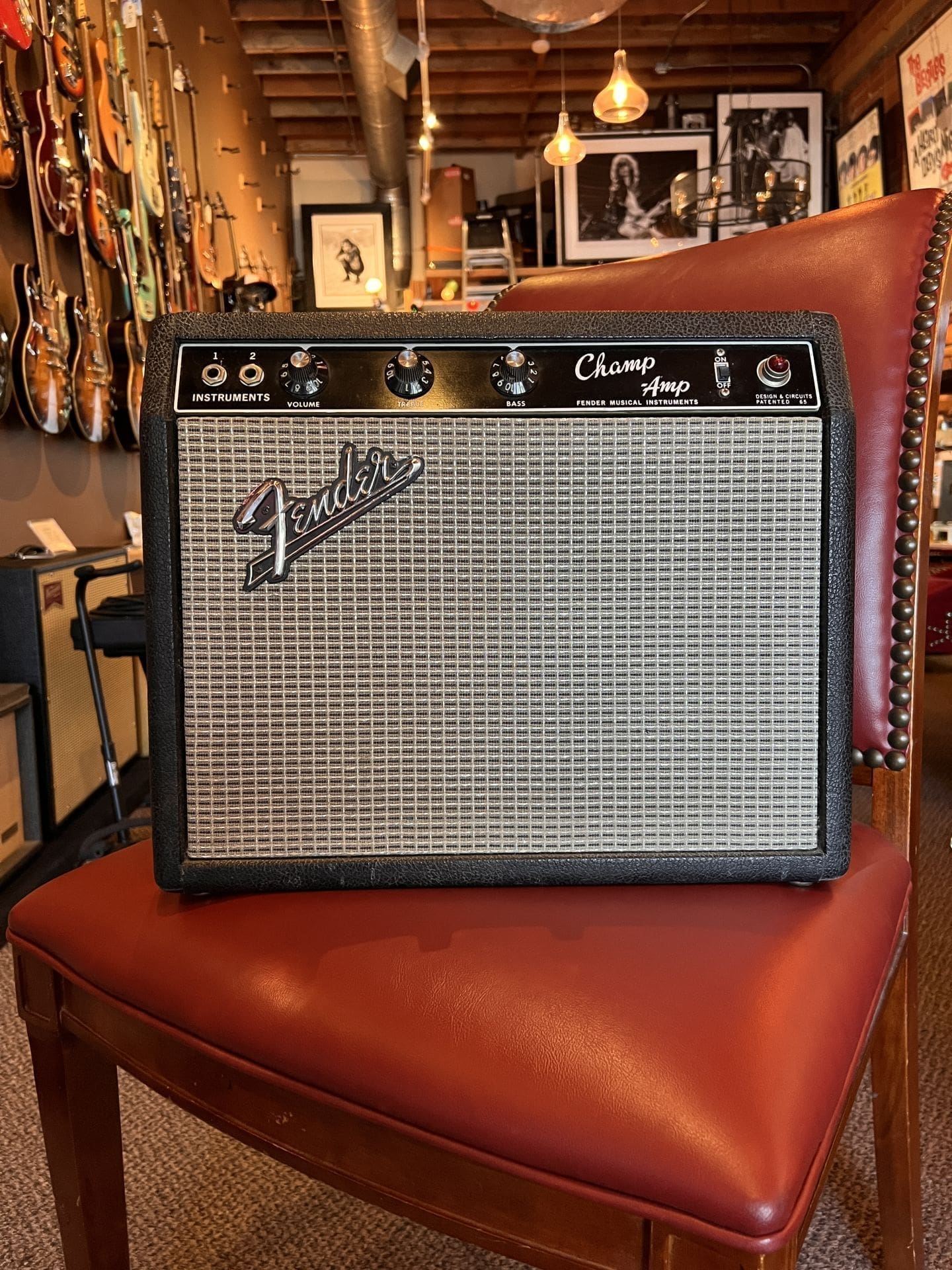 1966 Fender Champ Amp AA764 Combo - Image 7