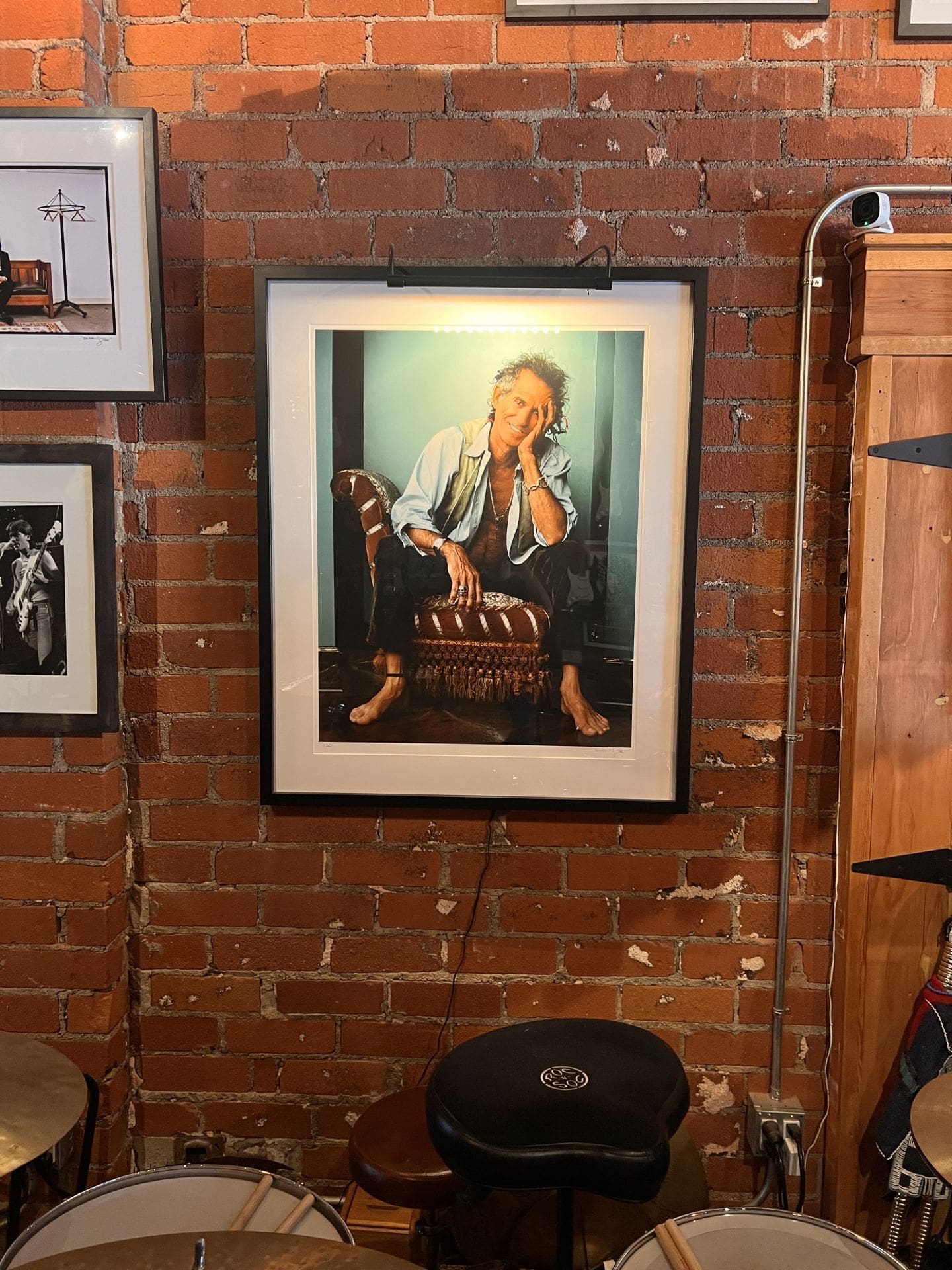 Keith Richards, Portrait, New York, 2000 by Deborah Feingold - 30x40 In Archival Frame #6 of 20