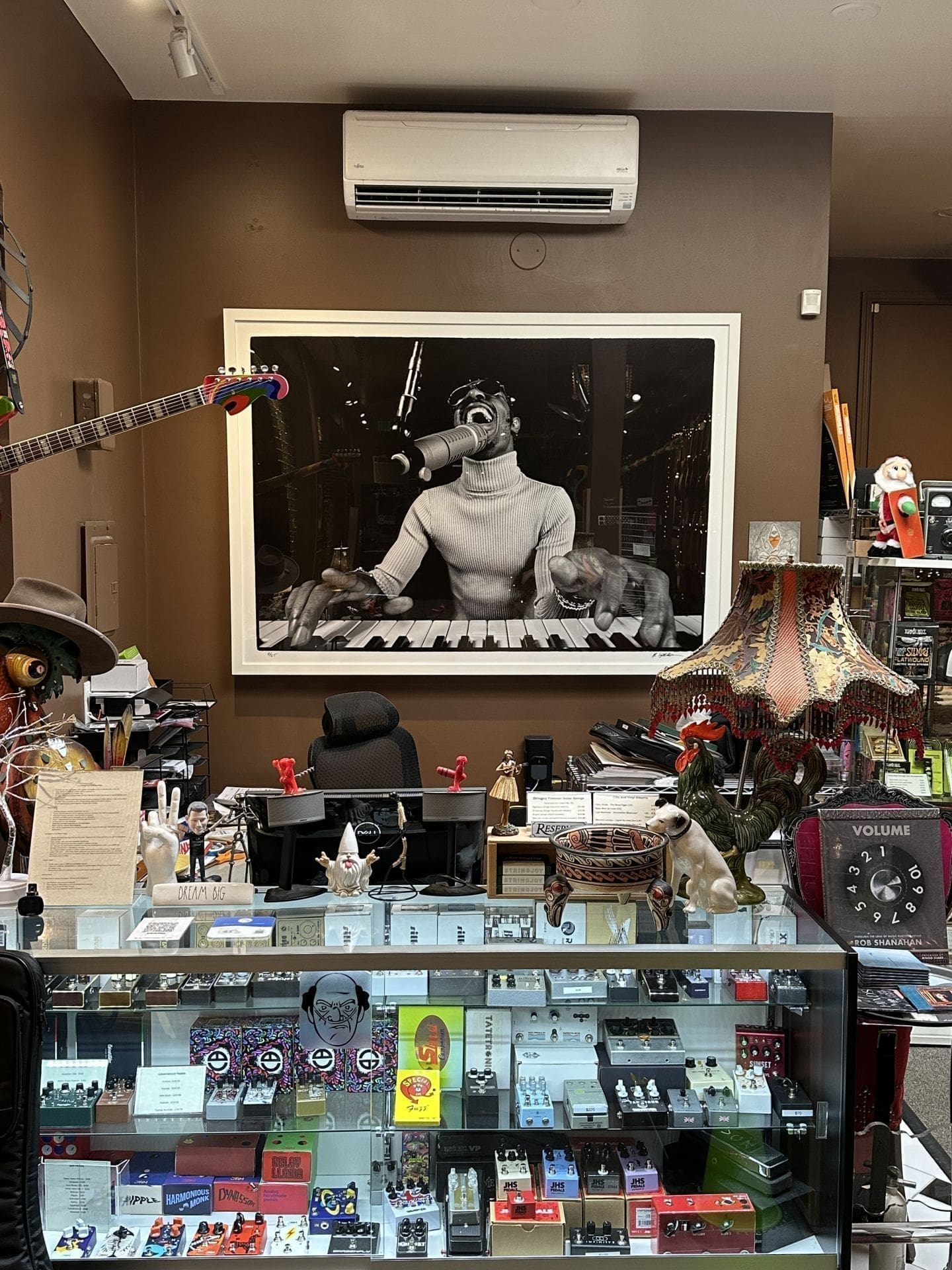 Stevie Wonder, 1974 by Al Satterwhite - 48"x72" Archival Frame 8 of 25 Handsigned! - Image 2