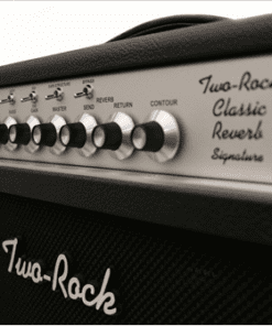 Alternative view of Two Rock Classic Reverb Signature Head & 2x12 Cab Black Bronco / Silver Chassis