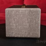 Kerry Wright Headshell – In Fawn and Vintage Red Cadillac Leather!