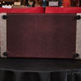 Kerry Wright Headshell – In Fawn and Vintage Red Cadillac Leather!