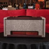 Kerry Wright Headshell – In Fawn and Vintage Red Cadillac Leather!
