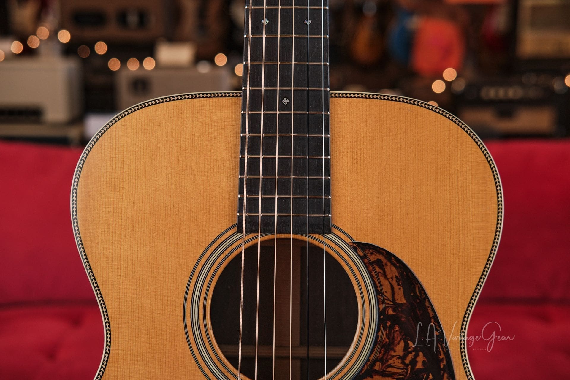 Pre War Guitars Co. "OM" Model Acoustic Guitar - Brazillian Rosewood Back & Sides! Brand New & In Stock! - Image 4